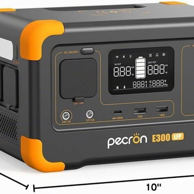 ☎️53544655 🛵 Entrega Gratis ⭐ PECRON E300LFP – Estación de Energía Portátil 288Wh⭐ - 7/8
