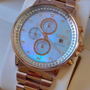 FB3003-51Y citizen eco drive nighthawk mujer grande 42mm corona de rosca wr 200 metros esfera madre perla y oro rosa - Img 54233023