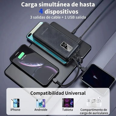 Banco de almacenamiento d carga/26800 mAh - 4/6