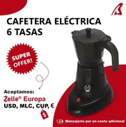 Cafetera eléctrica de 6 tazas - Img 50027530