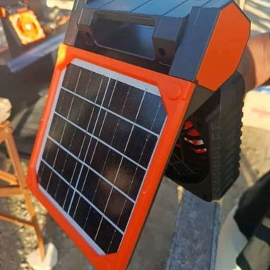 Ventilador recargable con panel solar - Img 122233399