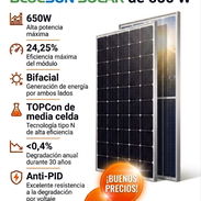 Paneles Solares Bifaciales Bluesun de 650W. Tenemos servicio de mensajería. - Img 58046805