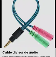 Cable divisor de audio para cascos nuevo - Img 50691278