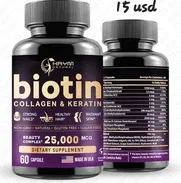 Biotina con colágeno y keratina — ideal para mujeres   solo venta a domicilio - Img 49688929