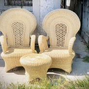 Vendo juego de mueble de mimbre - Img 56264344