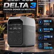 Ecoflow Delta 3 👑 Capacidad de batería: 1024w - Img 57867733