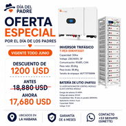 Kit Trifásico: Inversor Trifásico 50kw + Rack+ Batería Modular 61kwh, marca Felicity Solar - Img 55837338