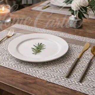 Set de doylet para 6 comensales con portavasos🌸* (Sa) - Img 121341238