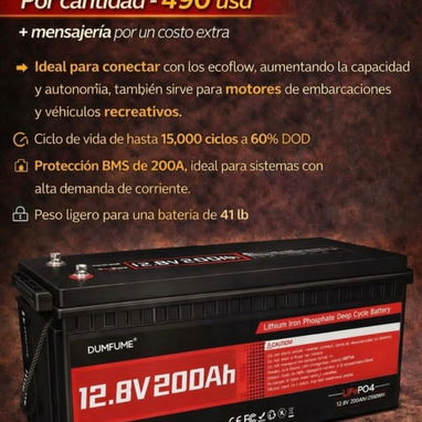 ECOFLOW, PANELES, CABLES XT60i, BATERÍAS E INVERSORES. Transporte incluido - Img 121032391