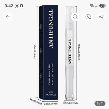Fuera Uñas Enfermas en Manos y Pies, Lápiz Seralia Anti Hongos - 6/8