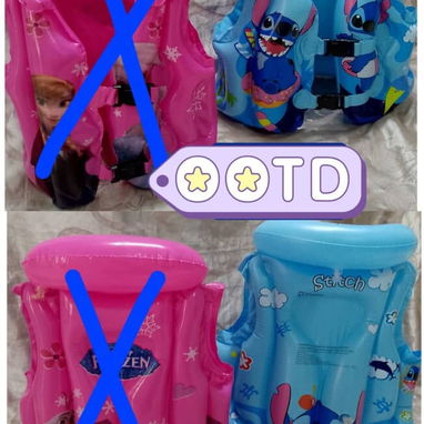 Chalecos salvavidas para niños y niñas de diferentes tallas. - Img 123389330