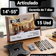 Soporte de Pared Artículado para TV 14"-55", Garantía de 7 días, Entrega por un mínimo costo adicional para toda La Haba - Img 54405075