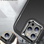 Forro negro de 3 piezas con protección anticaidas (militar)para iPhone y Samsung gama alta. - Img 45470891