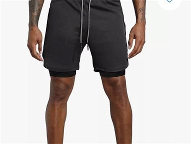 Shorts con licra debajo para hombres - Img 66224619