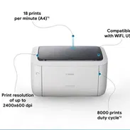 🖨️💼 Canon imageCLASS LBP6030w | Láser Profesional con Wi-Fi – 260 USD - Img 53765992