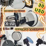 🟡✅🟡ESPEJOS DE PUÑO MODELO GRANDE CAFE RACER✅💯✅ - Img 50046510