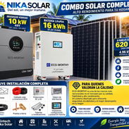 ☀️ COMBO SOLAR COMPLETO NIKA SOLAR (ECO-WORTHY) ☀️ ¡Alto Rendimiento y Máxima Potencia para Tu Hogar! 🏡⚡ ✨ - Img 58325680