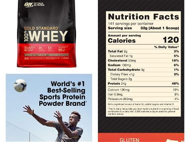 Whey protein Gold estándar Optimus nutrition,141 servicios - Img 65177616