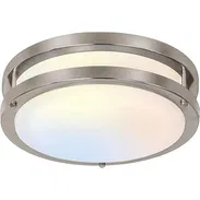 Lámpara Plafón LED Moderna – Acabado en Níquel – Nueva - Img 55073311