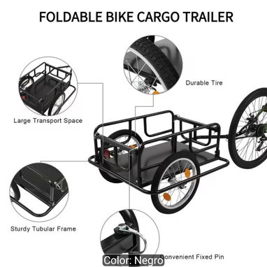 Trailer para bicicletas ,motos ,trailer para transportar niños original ,con funcion de coche de paseo. - Img 126354416