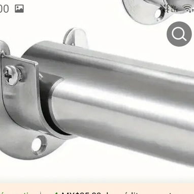 Soporte para cortinas de baños la pareja 5.00 usd llamar 78605934. - Img 113012235