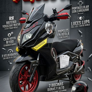 🔥 ¡MÁQUINA LISTA PARA RODAR! MURAZAKI AL DETALLE Y A MÁXIMA POTENCIA 🔥 ‼️​Si buscas una moto eléctrica que combine est - 3/3