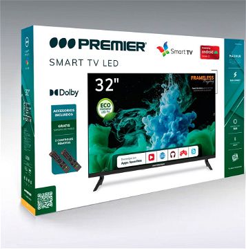 Productos Premier  Tv 32” hd smart c/ dvb-t2, bt, android 12.0