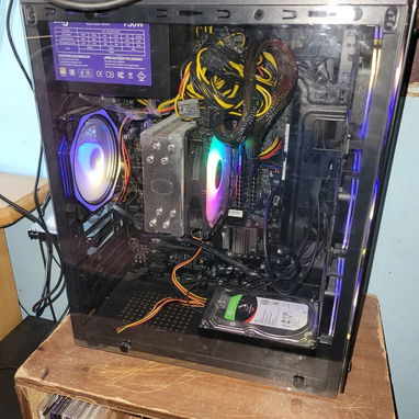 PC de escritorio para trabajar o para juegos GAMES, Chasis Game+ Board AsrhoK Z590 + i7 11th Gene - Img 123398380