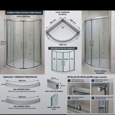 Cabinas para baño - 2/3
