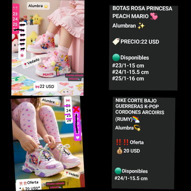 Tenis de niñas - 8/10