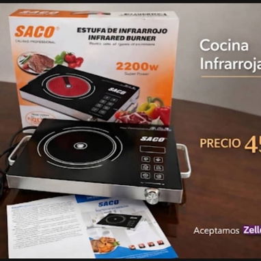Freidoras de aire, sándwicheras, cocina infrarroja y cocina a gas, arrocera y licuadora - Img 125938699