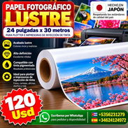 Papel fotográfico lustre rollo de 61cm x 30m - Img 56378981
