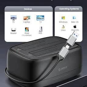 ☎️53544655 🛵 Entrega Disponible ⭐Estación Dock ORICO para Discos HDD/SSD SATA ⭐ - 4/6