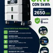 (Todo en uno) marca Gnercell. Estación de energía: inversor con batería - Img 55018049