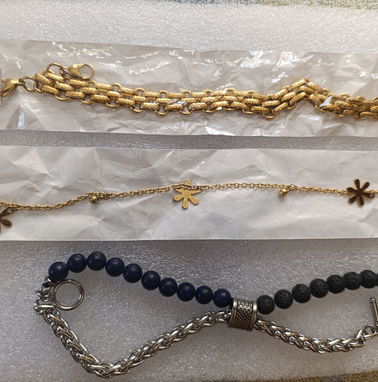 Vendemos pulseras, anillos sortijas y tobilleras, todo acero quirúrgico inoxidable - Img 87123298