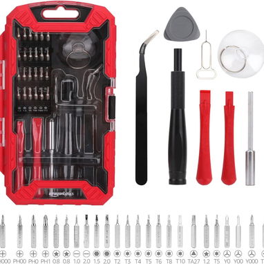 🧰 KIT DESTORNILLADORES AMAZON BASICS 32 PIEZAS | ELECTRÓNICA Y PRECISIÓN | ESTUCHE RÍGIDO - Img 111408610