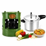 OLLA DE PRESIÓN ROYAL 5 L+ESTUFA DE QUEROSENO - Img 55752416