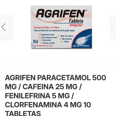 Agrifen, Ampamil, Mentol, vitamina C en Centro Habana - Img 110678410