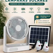 Ventilador+ Lámpara solar todo en 1 - Img 54728662