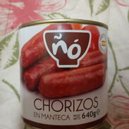 Lata de chorizo en manteca marca Ño, 640 g - Img 45599387