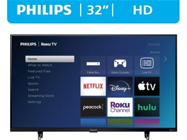 Smart tv Philips Roku tv 32 pulgadas sellado en caja - Img 66064659