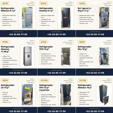 Neveras y refrigeradores nuevos con garantía - 3/4