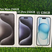 Iphone 15 128gb, iphone 15 pro 256gb, iphone 15 pro max 256, todos dual sim, nuevos y sellados - Img 45410454