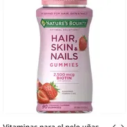 Vitaminas para el pelo uñas y piel 220 gomitas 40 usd - Img 54649298