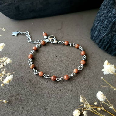Pulseras, cadenas, manillas con Piedras Semipreciosas y acero inoxidable: Amatista, Cuarzo Rosa, Lapislázuli, etc. - 6/8