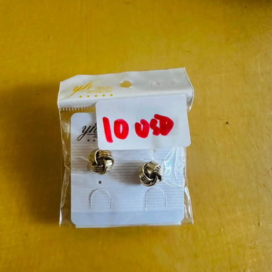 Aretes laminado en oro 14 - 7/10