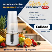 Batidora portátil recargable - Img 56802503