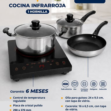 💢SÚPER COMBOS CON COCINAS DE INDUCCION E INFRARROJA + CALDEROS - 4/4