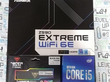 ASRock EXTREME WIFI 6E CORE i5 10400 DDR4 PATRIOT RGB 16GB 3600Mhz NUEVO, 0KM!!! 58857233 - Img 67981553