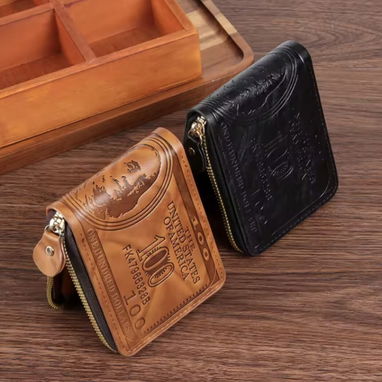 Billeteras de hombre de zipper, compactas - Img 102577053